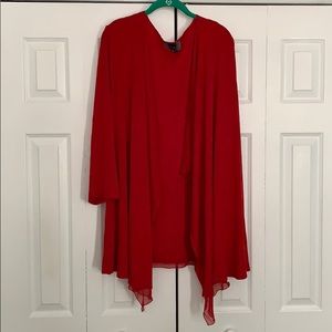 Slinky Brand red cardigan